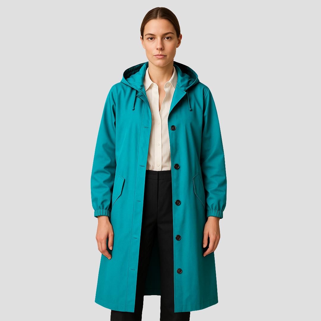 Geneviève | Imperméable Léger à Capuche