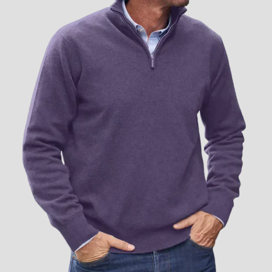 Lancelot | Pull Zippé Élégant