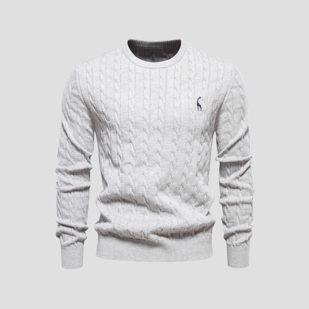Réjean | Pull Col Rond en Maille