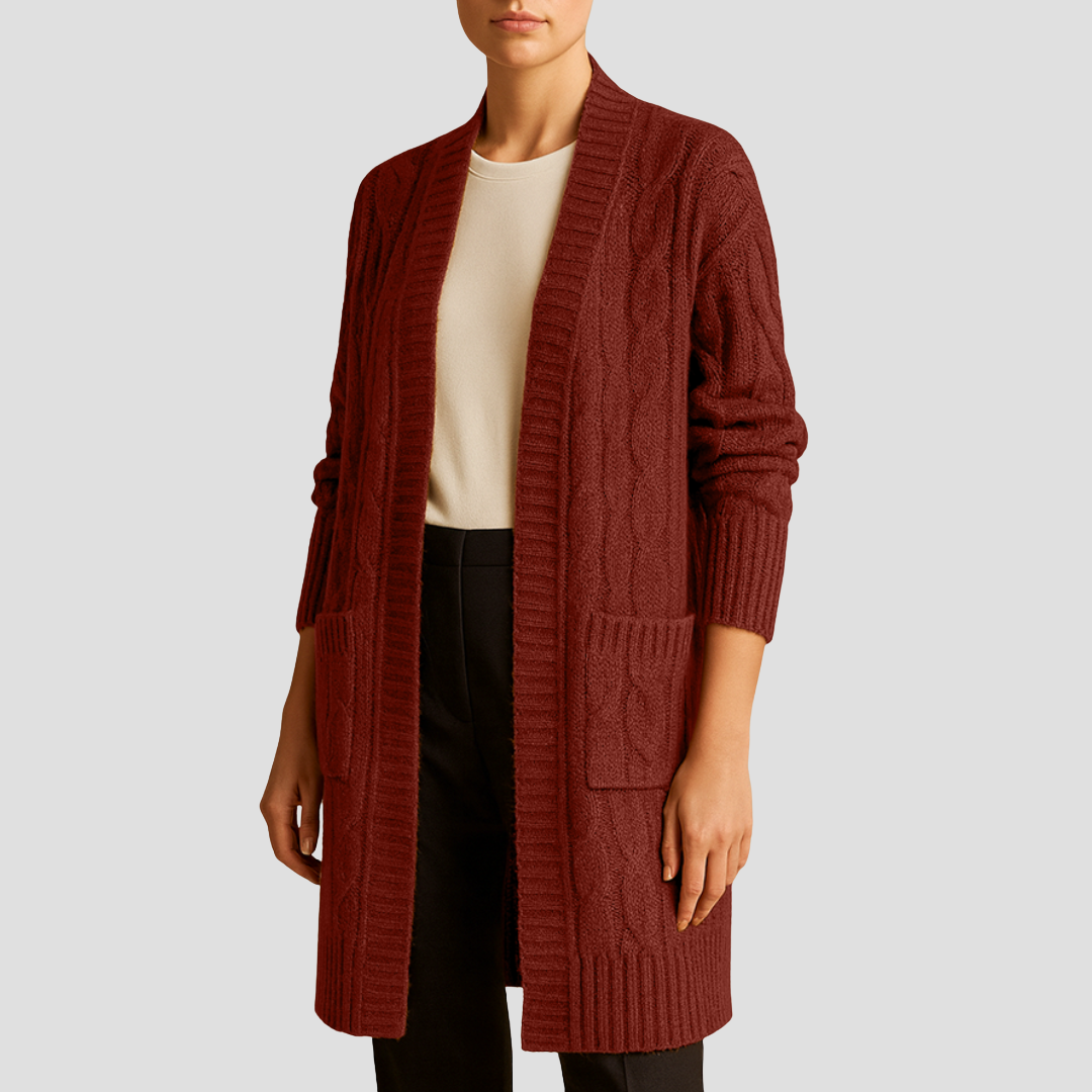 Manon | Cardigan Long à Capuche