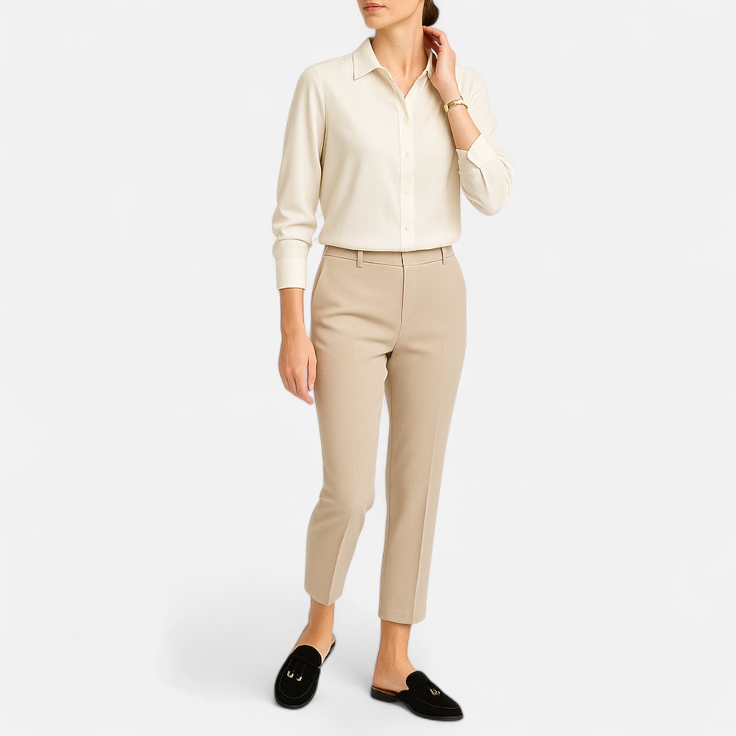Belrois | Chaussures Mules Femme en Cuir Véritable – Style Intemporel