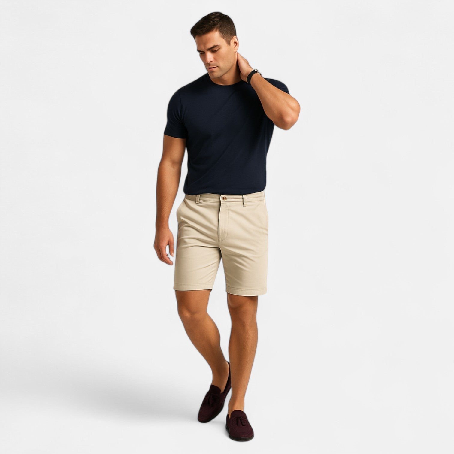 Belrois | Short Chino Décontracté en Coton pour Homme – Confort et Élégance
