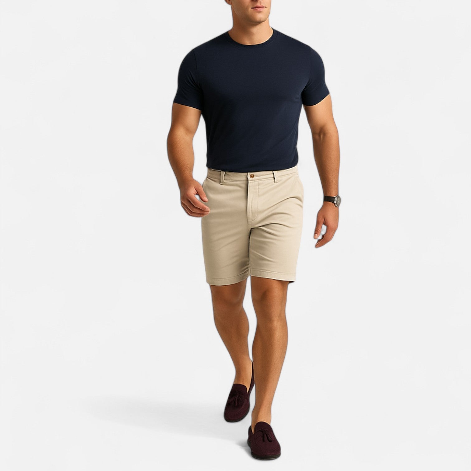 Belrois | Short Chino Décontracté en Coton pour Homme – Confort et Élégance