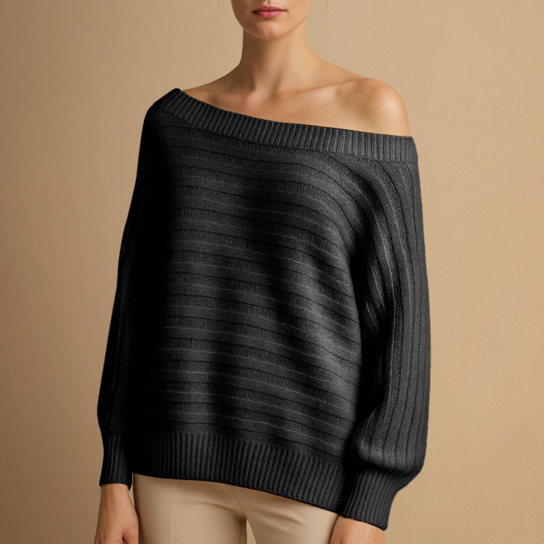 Maryse | Pull Épaules Rayées