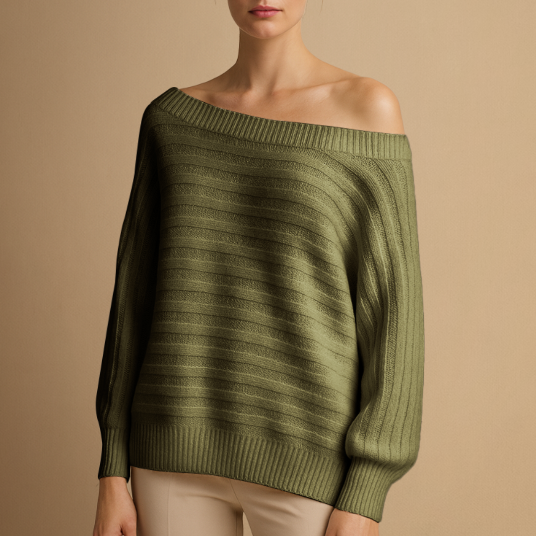 Maryse | Pull Épaules Rayées