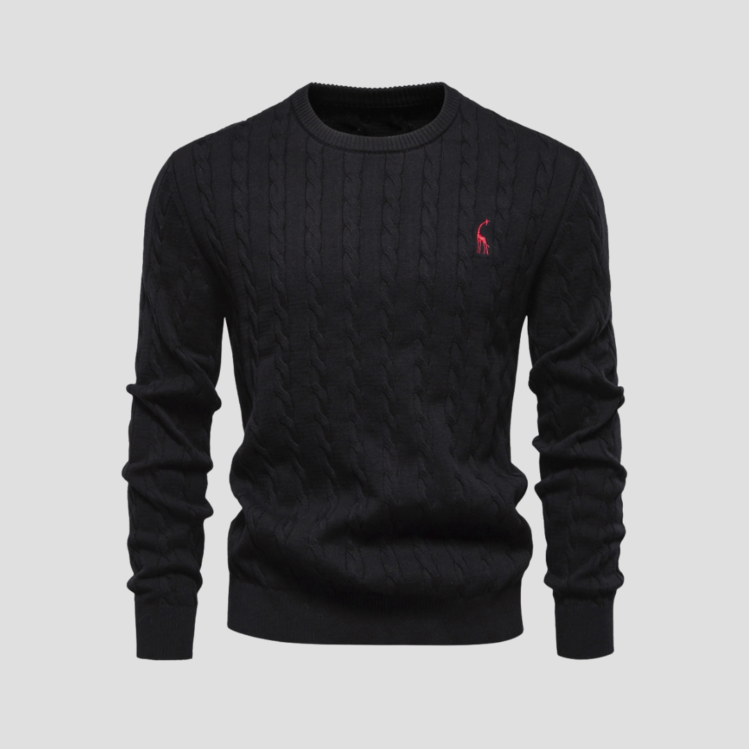 Réjean | Pull Col Rond en Maille