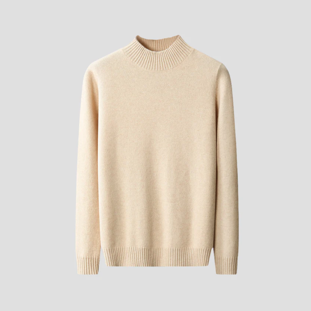 Anselme | Pull en Laine Col Montant