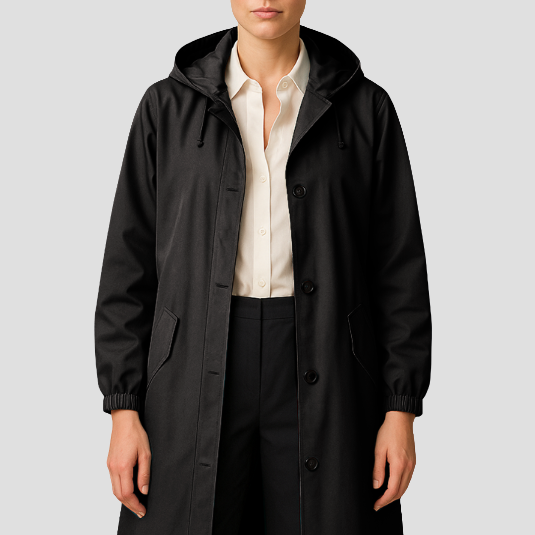 Geneviève | Imperméable Léger à Capuche