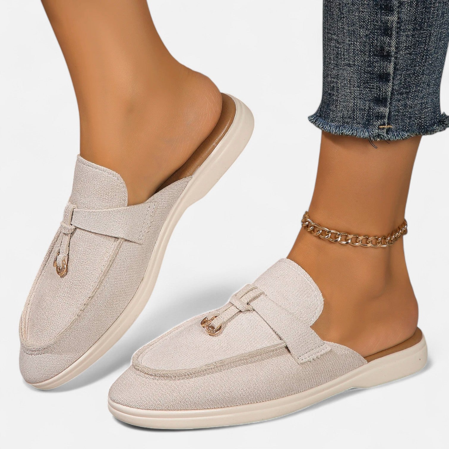 Belrois | Chaussures Mules Femme en Cuir Véritable – Style Intemporel