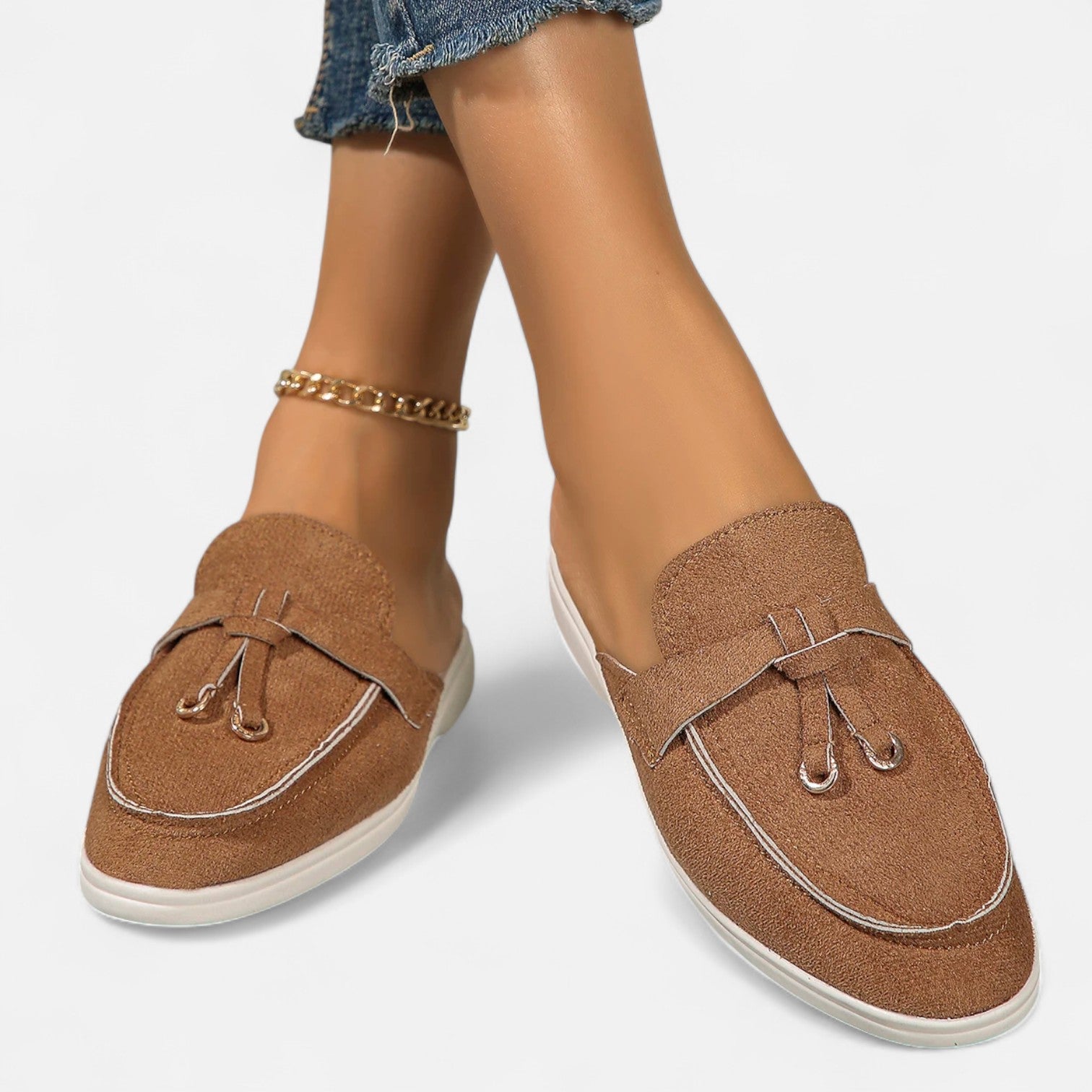 Belrois | Chaussures Mules Femme en Cuir Véritable – Style Intemporel
