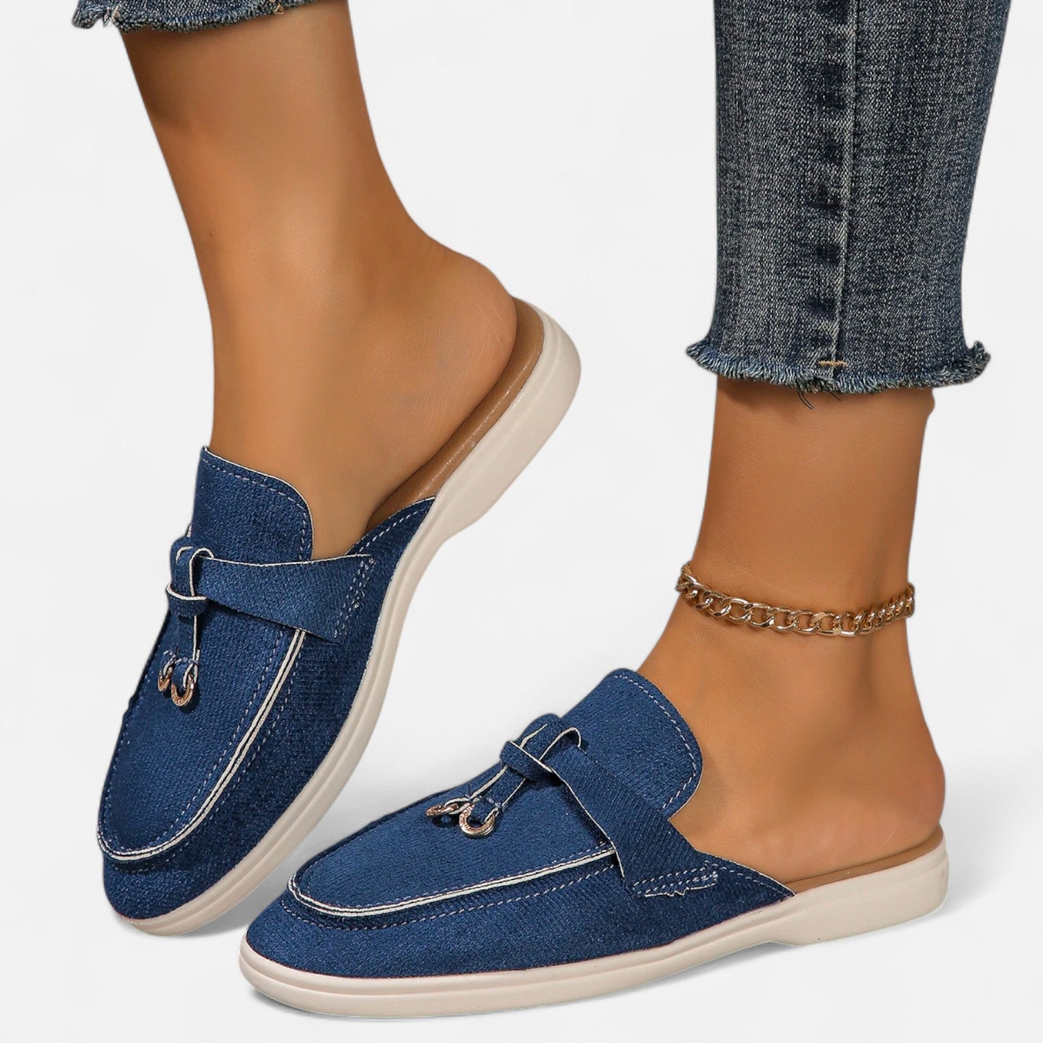 Belrois | Chaussures Mules Femme en Cuir Véritable – Style Intemporel
