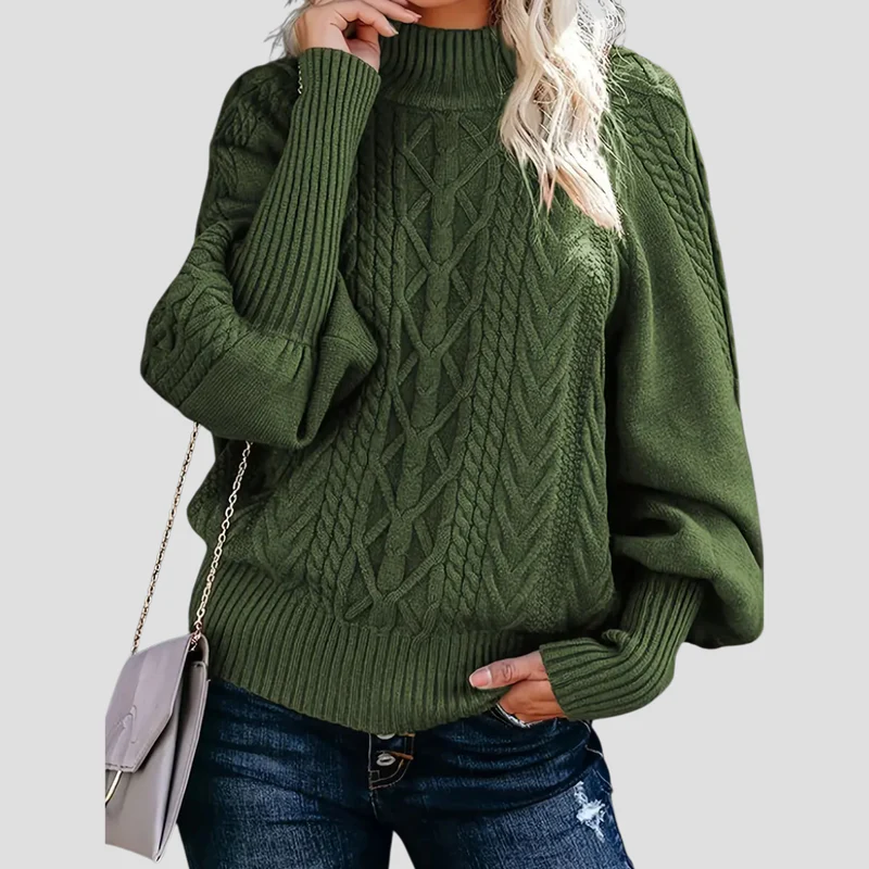 Ersilia | Pull Col Roulé Chic