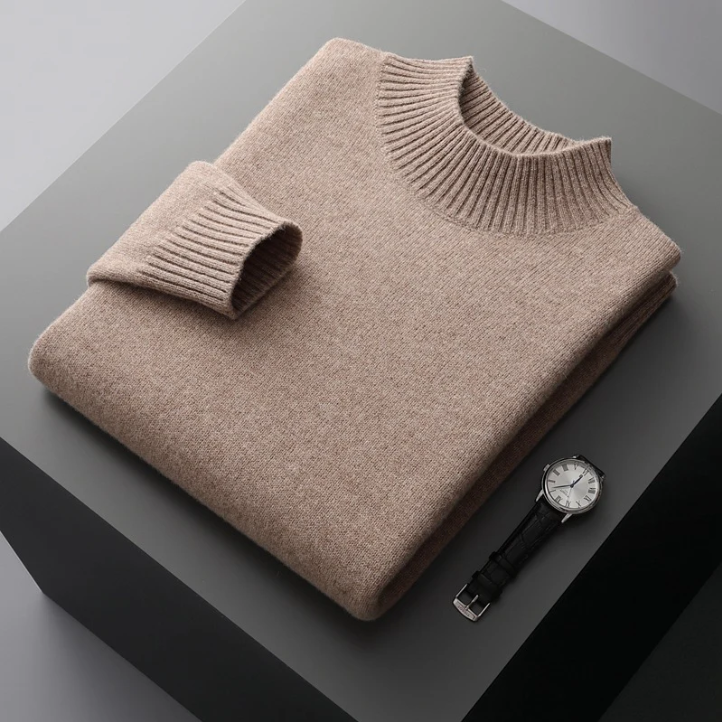 Anselme | Pull en Laine Col Montant