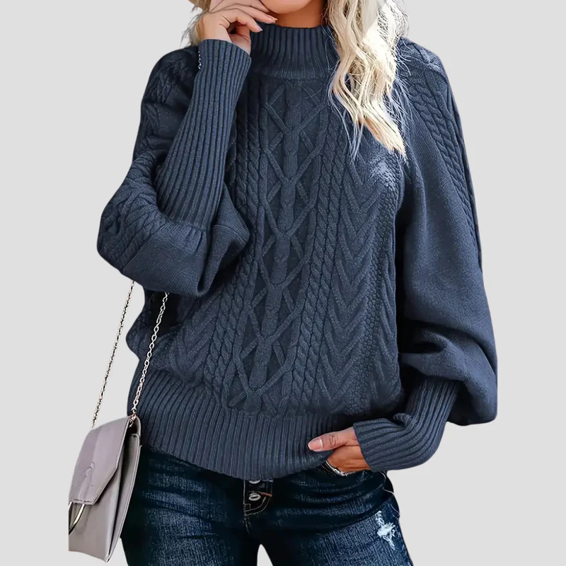 Ersilia | Pull Col Roulé Chic