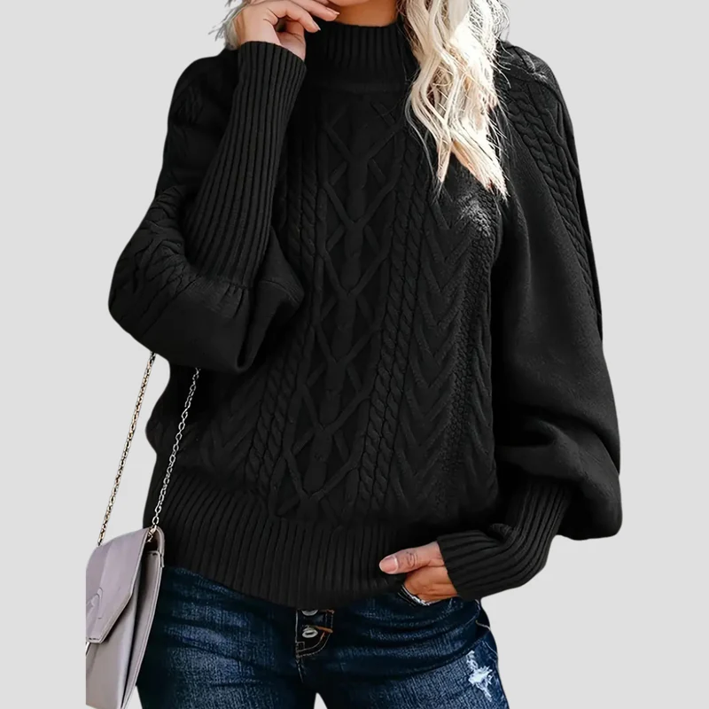 Ersilia | Pull Col Roulé Chic