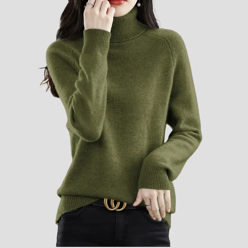 Maëlys | Pull Col Roulé Élégant