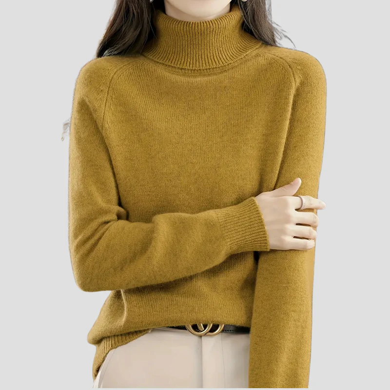Maëlys | Pull Col Roulé Élégant