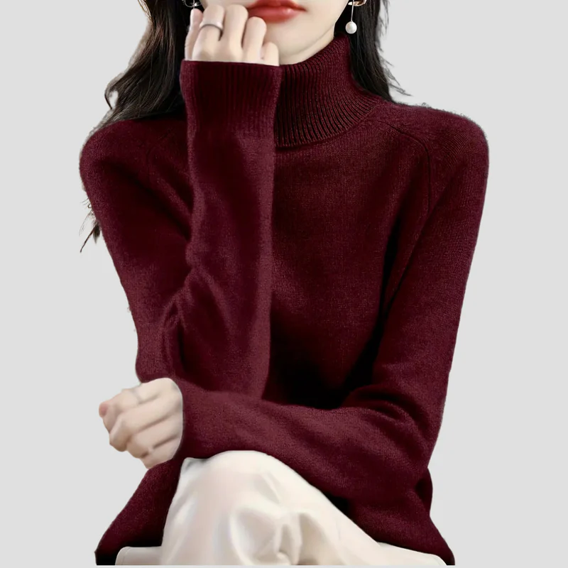 Maëlys | Pull Col Roulé Élégant
