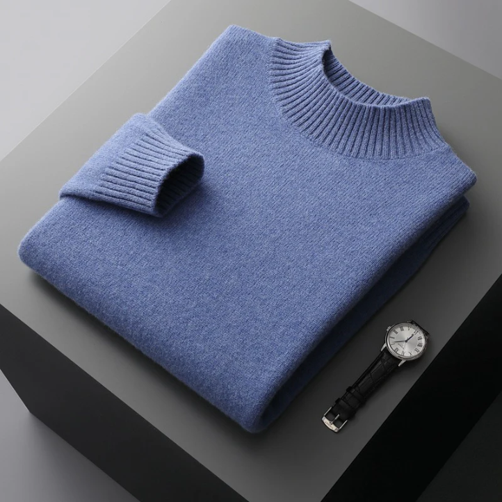 Anselme | Pull en Laine Col Montant