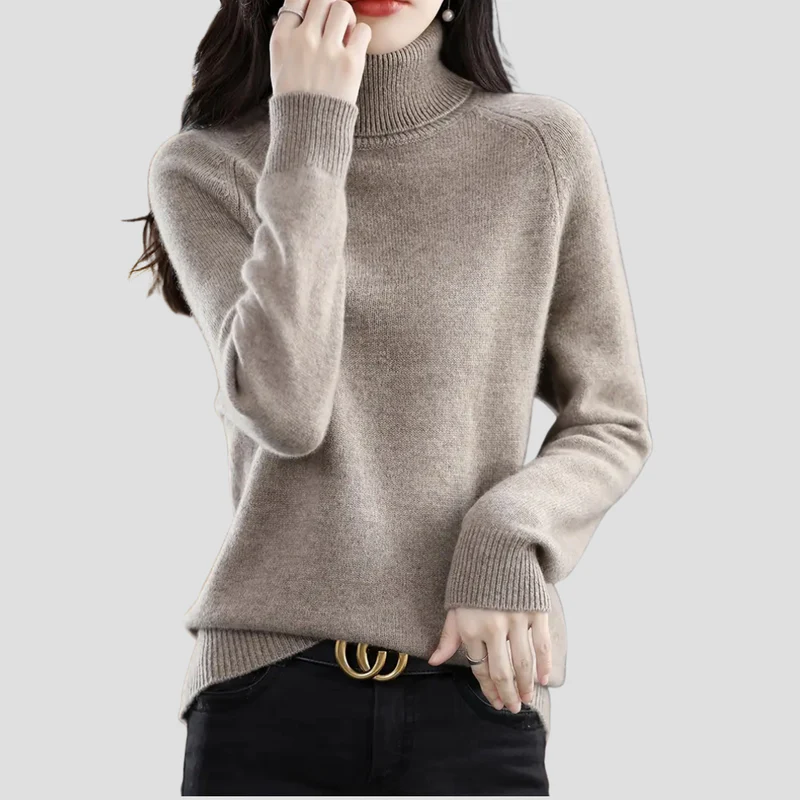Maëlys | Pull Col Roulé Élégant
