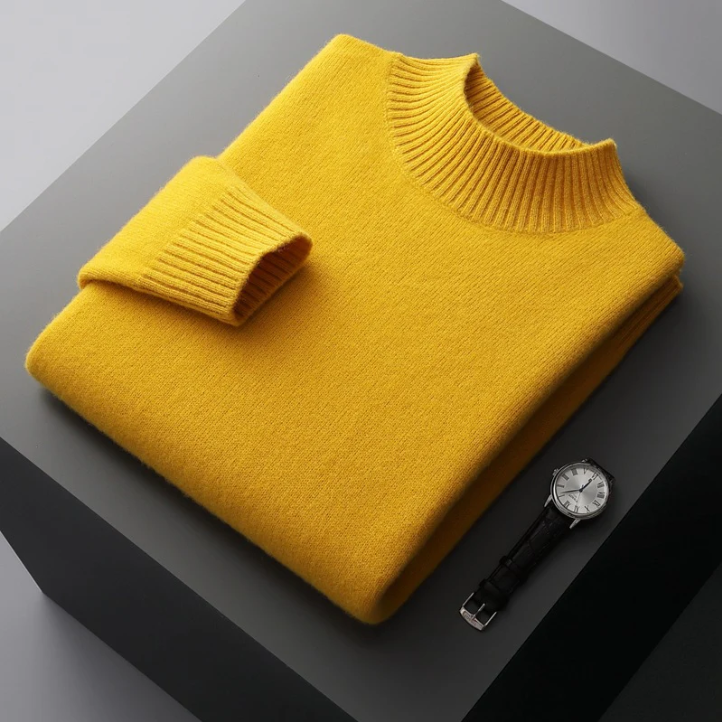Anselme | Pull en Laine Col Montant