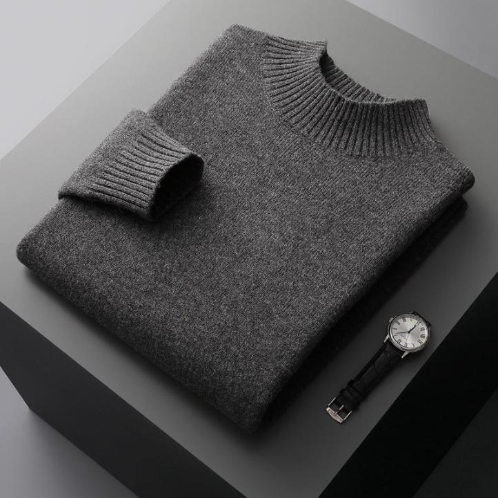 Anselme | Pull en Laine Col Montant
