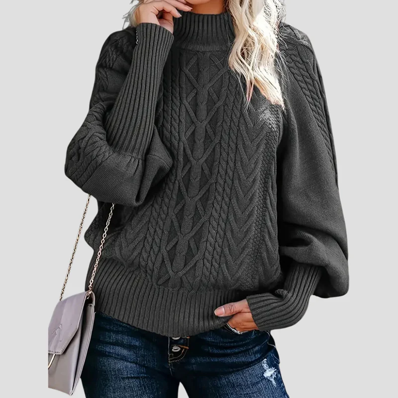 Ersilia | Pull Col Roulé Chic