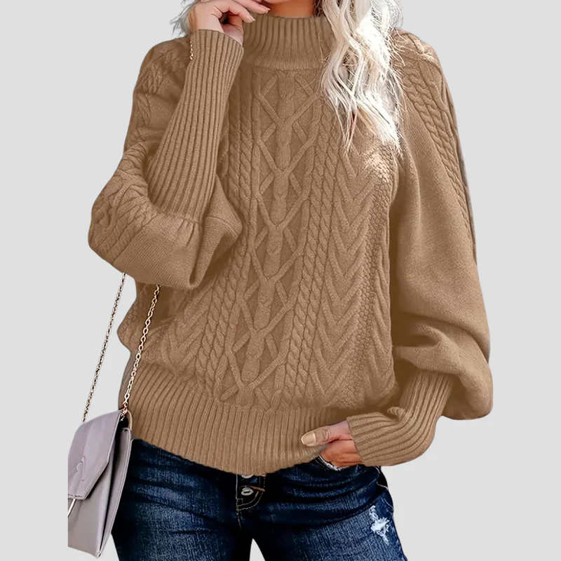 Ersilia | Pull Col Roulé Chic
