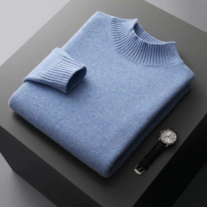 Anselme | Pull en Laine Col Montant