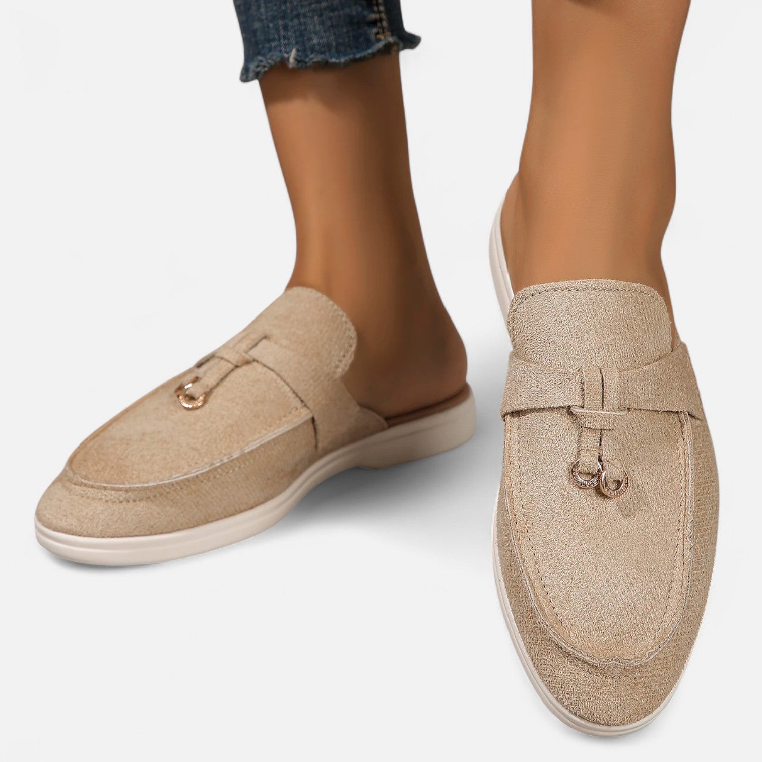 Belrois | Chaussures Mules Femme en Cuir Véritable – Style Intemporel