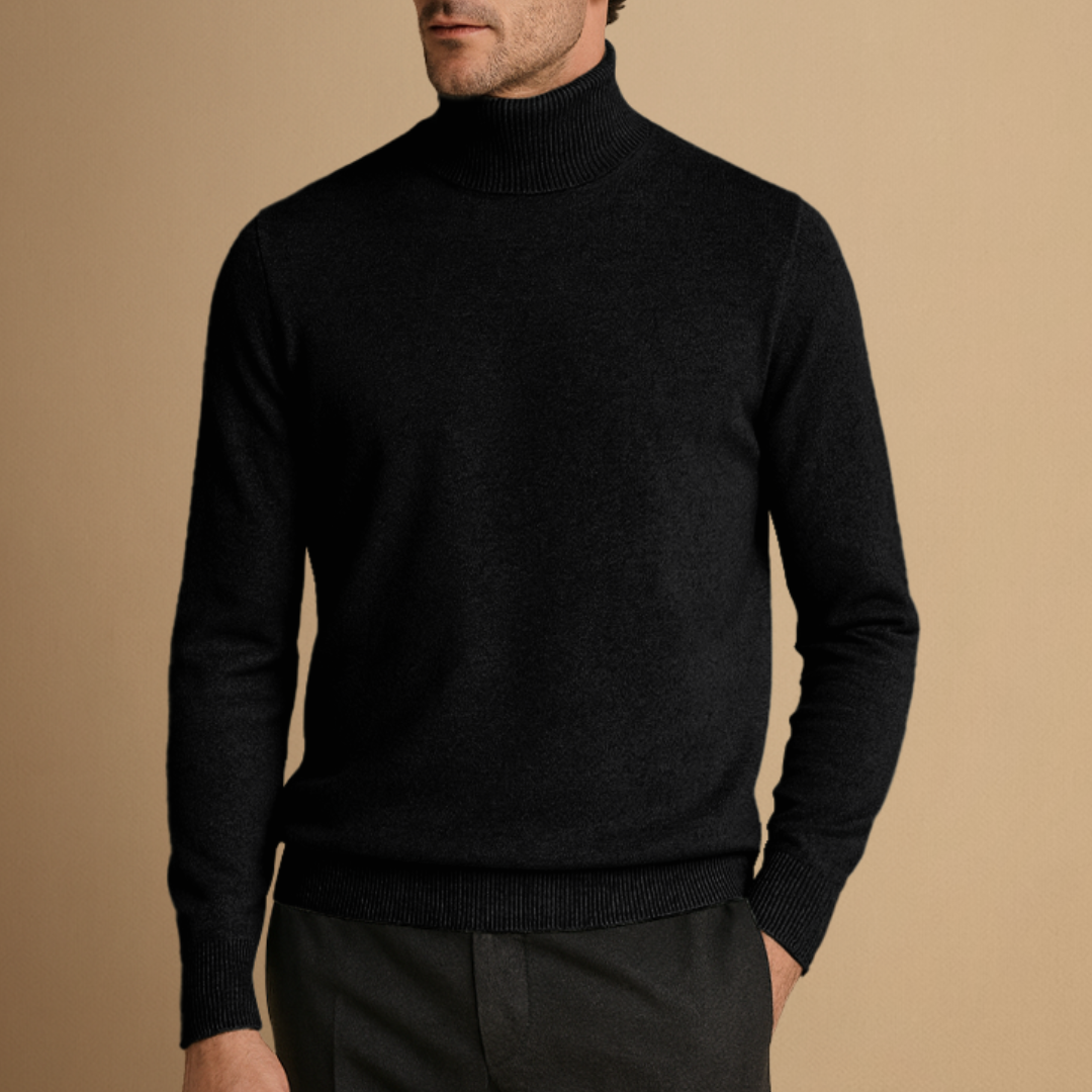 Zacharie | Pull Col Roulé Élégant