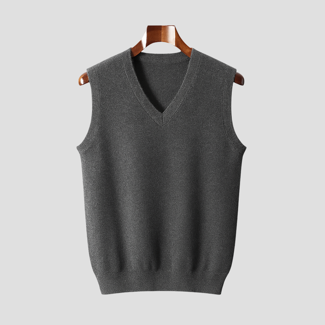 Aldéric | Pull Sans Manches en Tricot