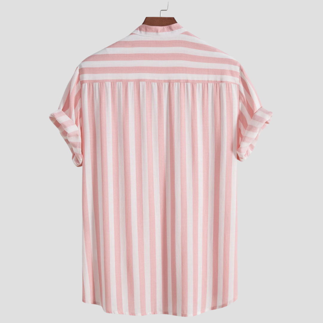 Léandre | Tenue Légère Homme Été avec Chemise Rayée