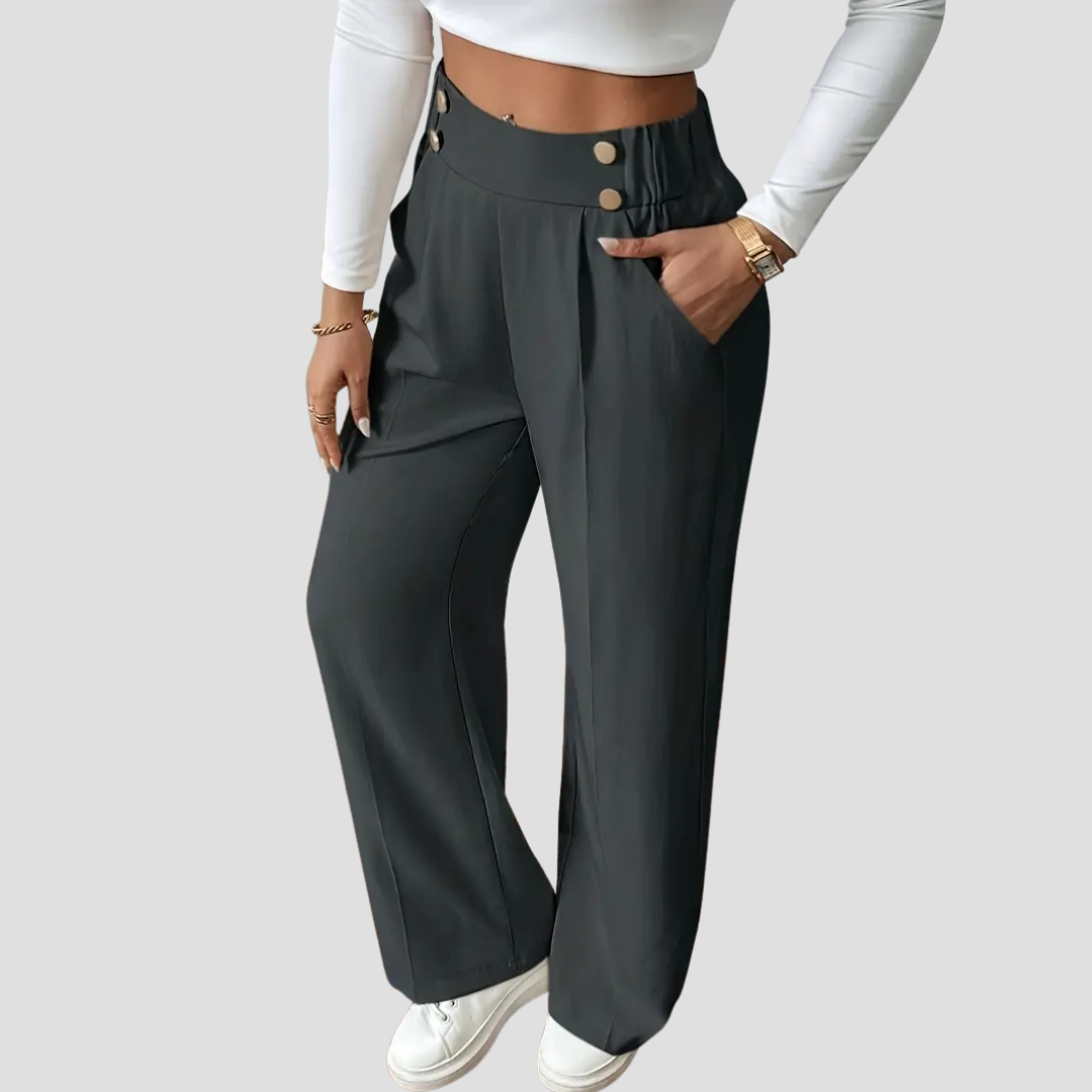 Paule | Pantalon Droit Chic
