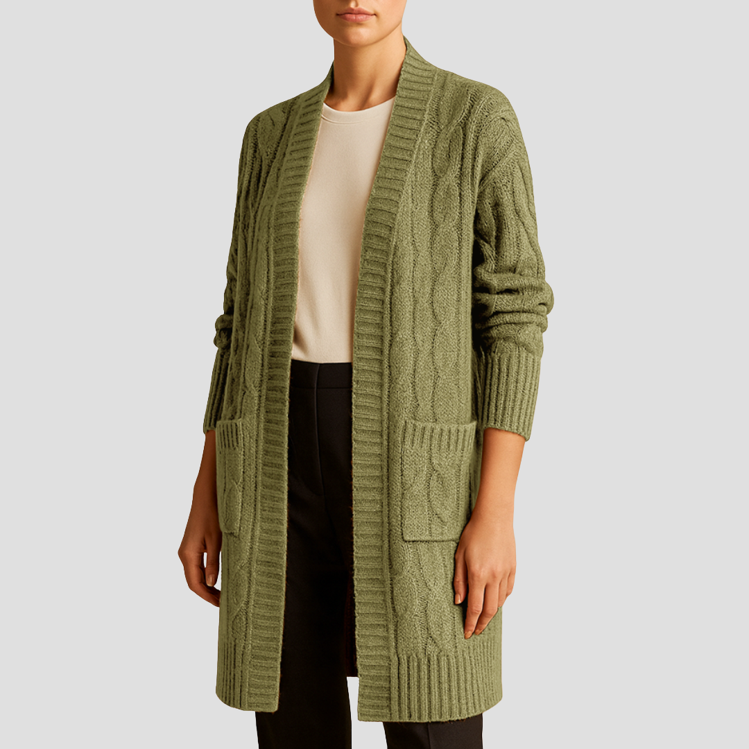 Manon | Cardigan Long à Capuche