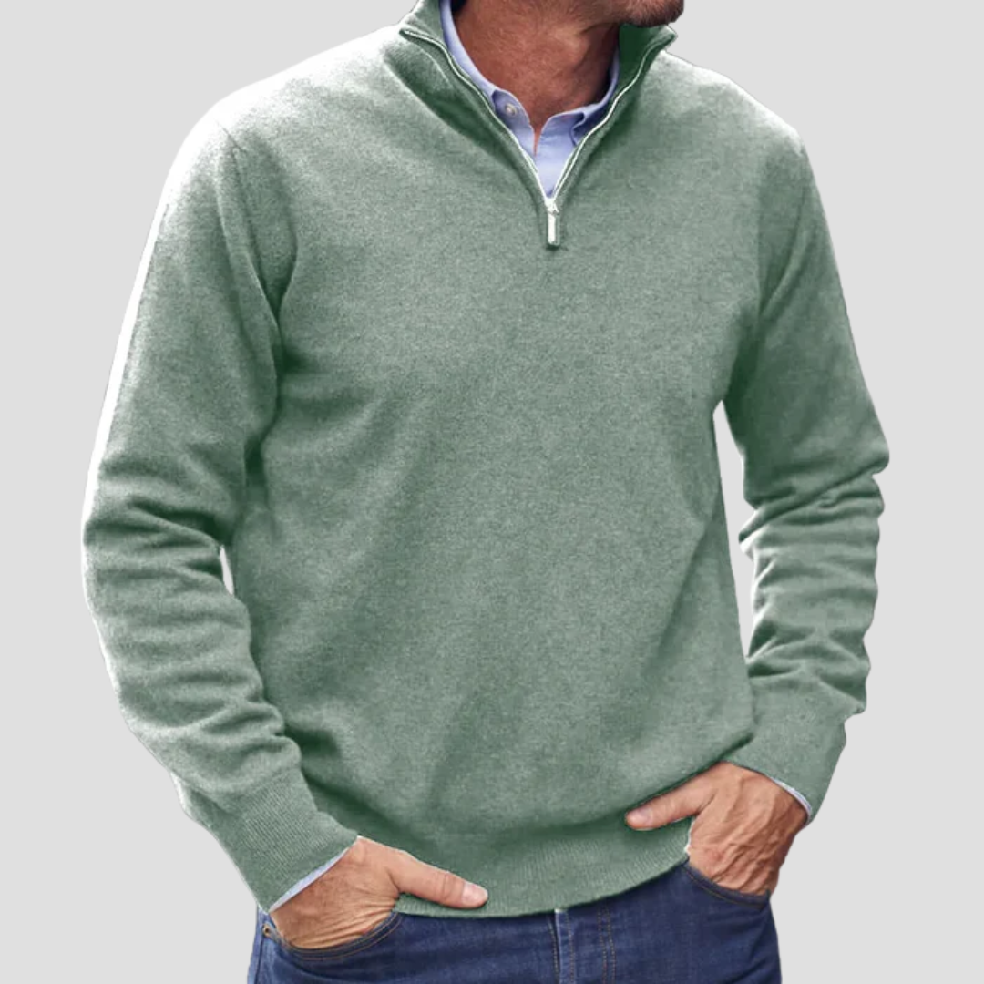 Lancelot | Pull Zippé Élégant