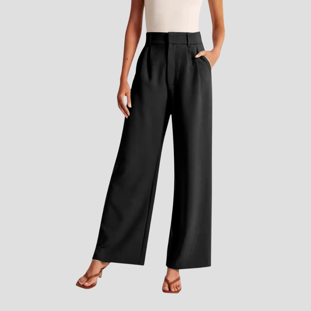 Capucine | Pantalon Large Taille Haute