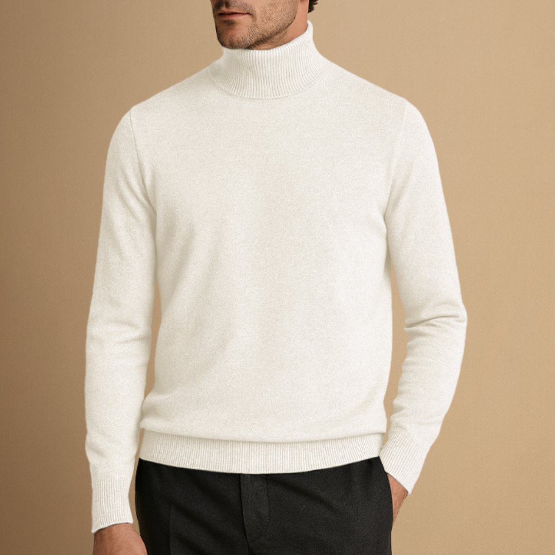Zacharie | Pull Col Roulé Élégant