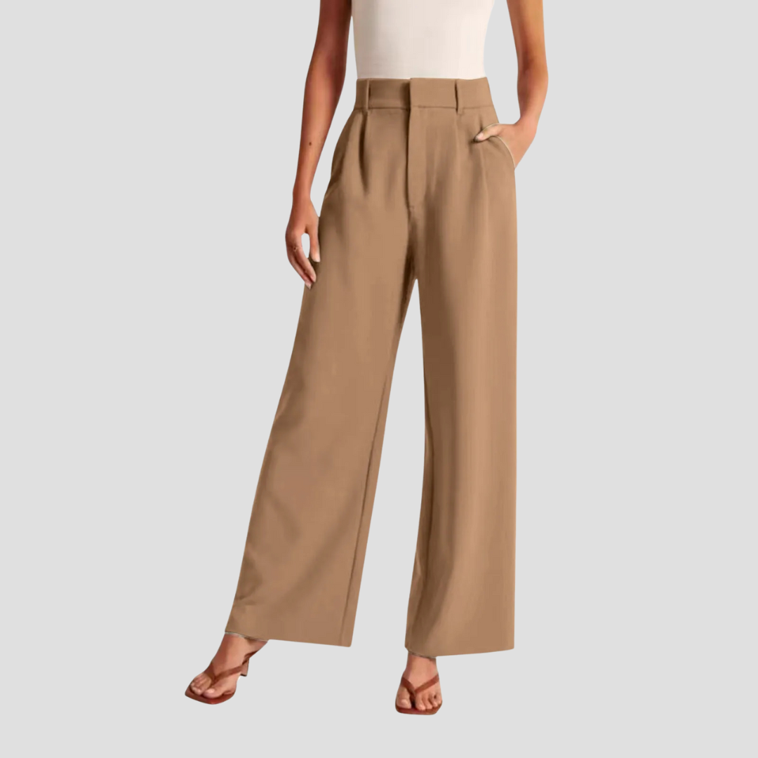 Capucine | Pantalon Large Taille Haute
