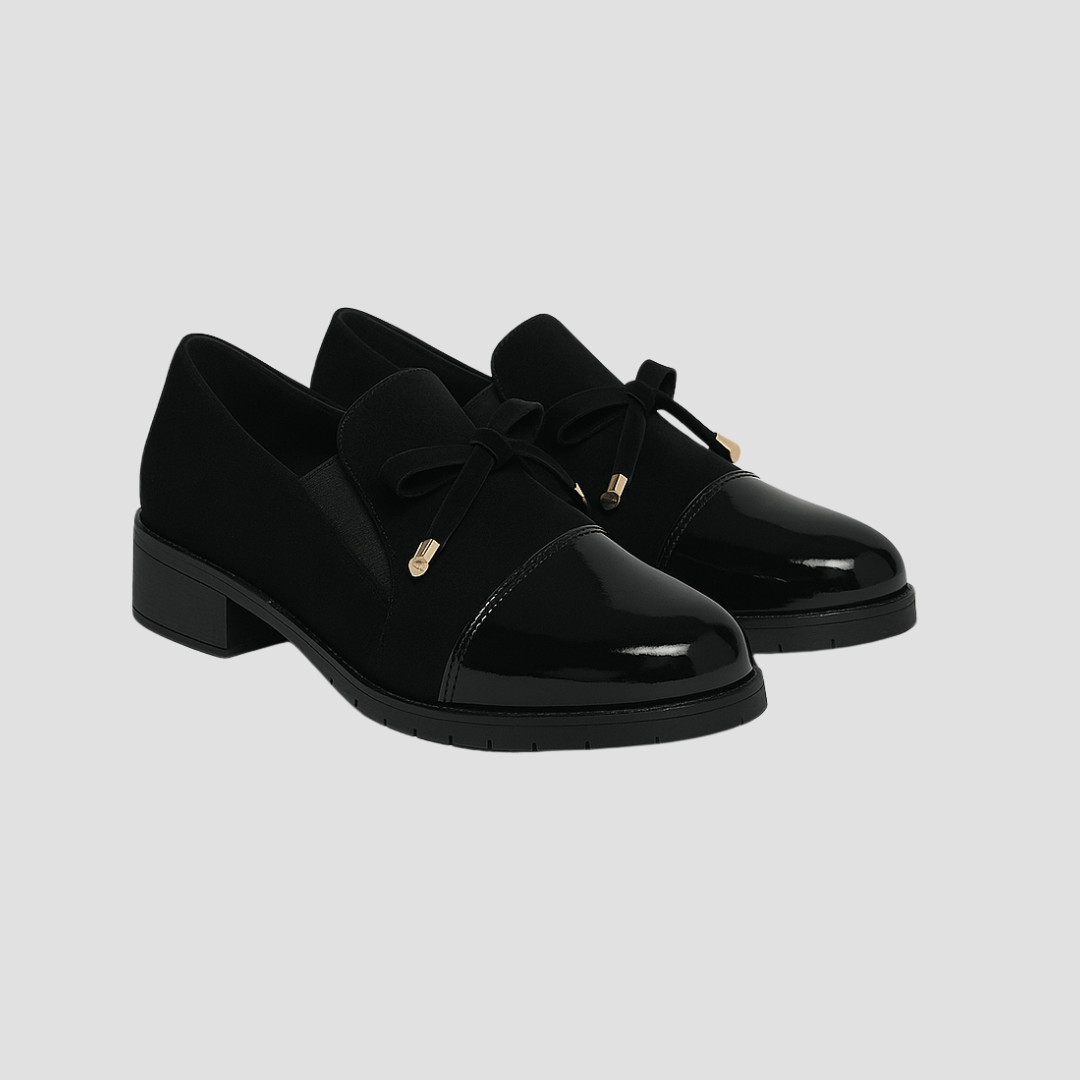 Anaïs | Mocassins Élégants Femme en Vernis Brillant