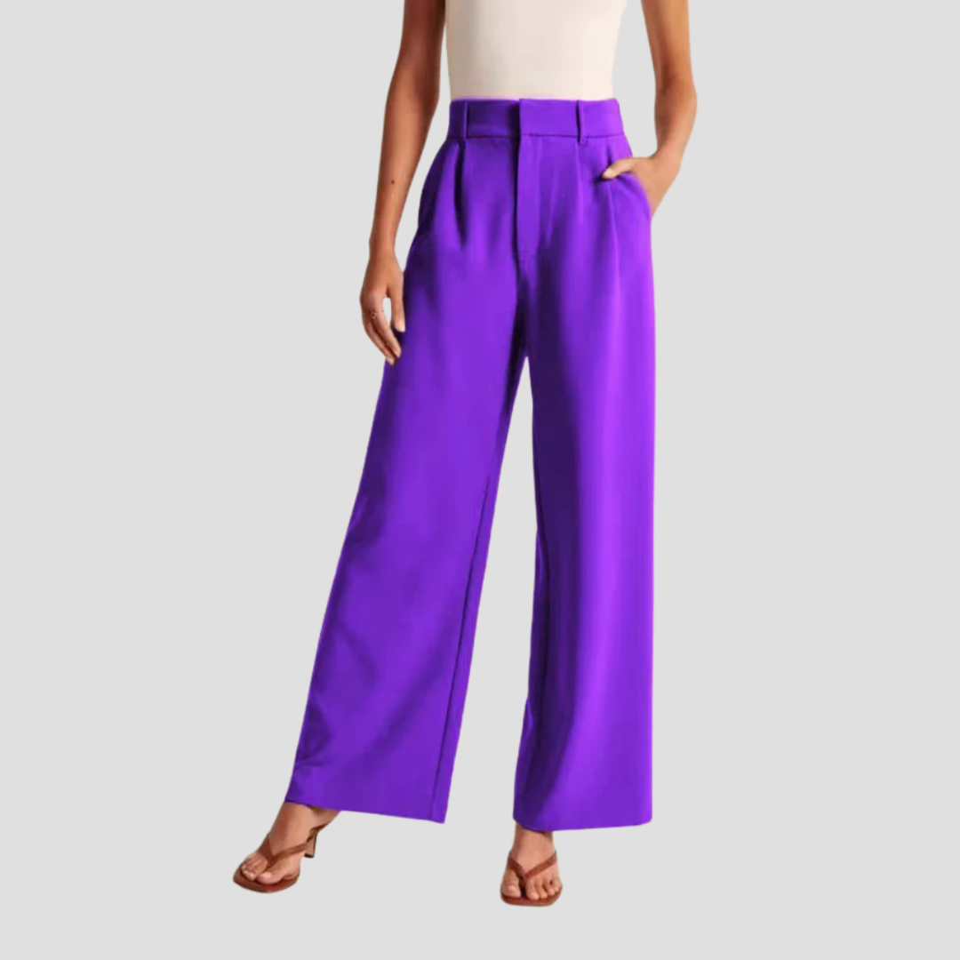 Capucine | Pantalon Large Taille Haute