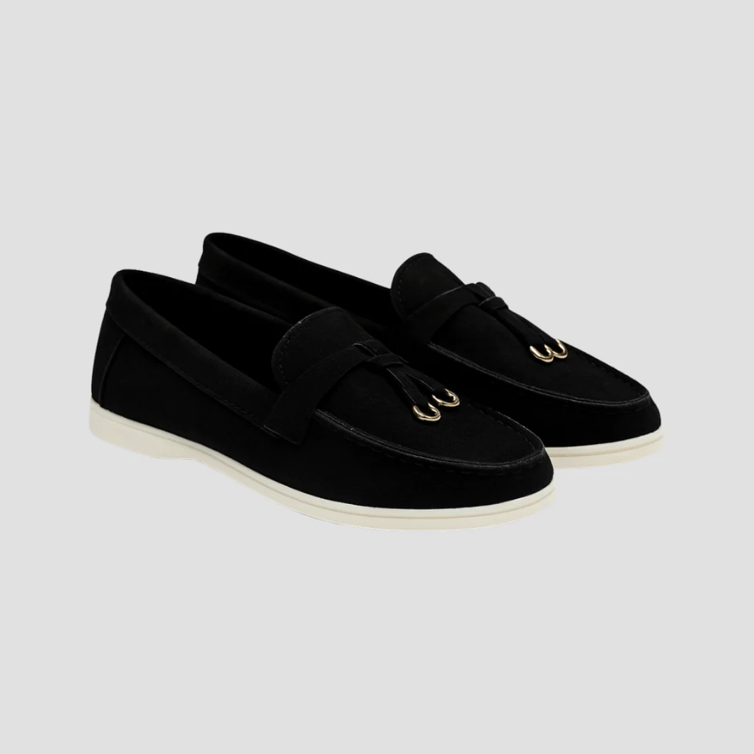 Axelle | Femme Mocassins en Cuir Véritable