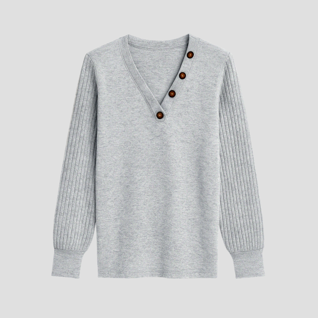 Toinette | Pull Col V Raffiné