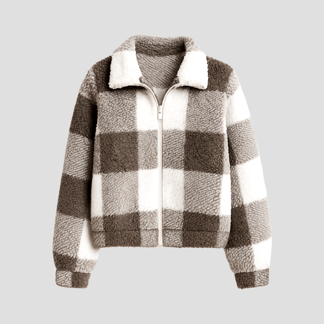Romane | Veste Teddy Carreaux