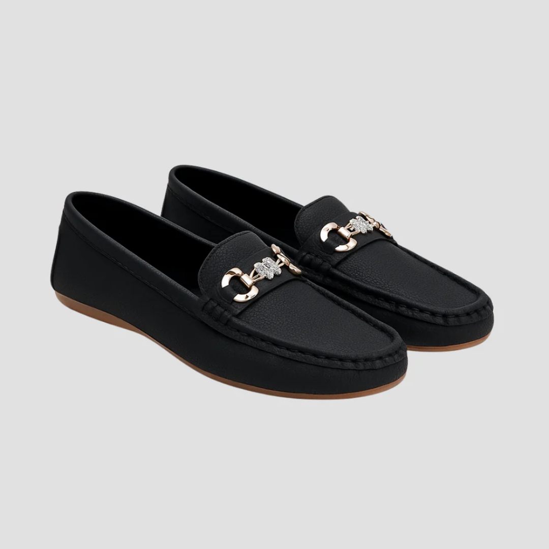 Édith | Femme Mocassins en Cuir Véritable