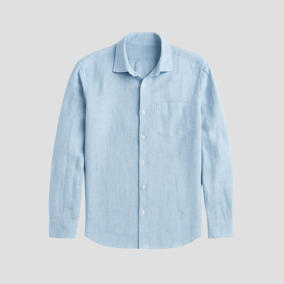 Orphée | Homme Chemise en Lin Coupe Longue