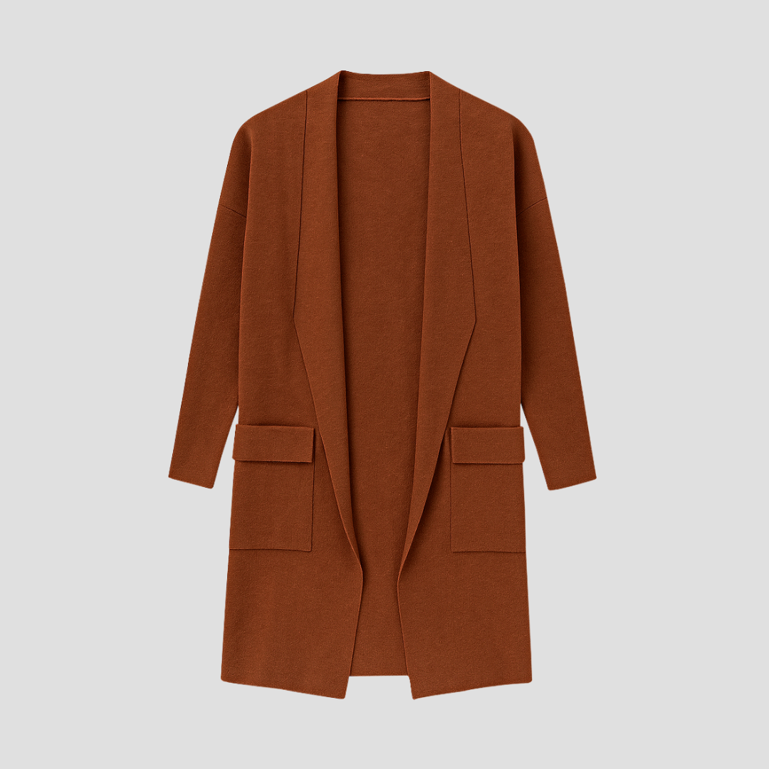 Helene | Cardigan Long Élégant