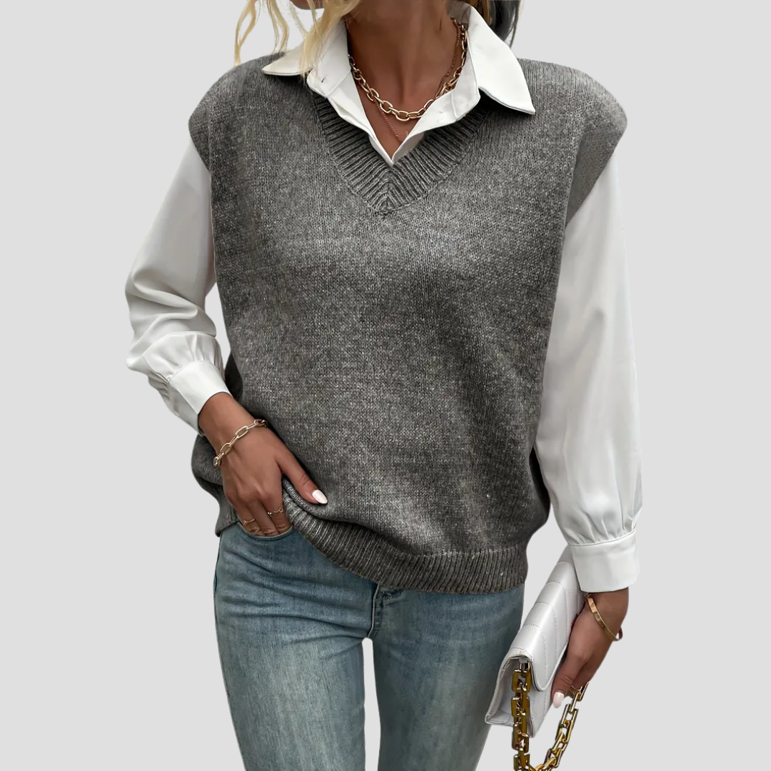Édithe | Pull Sans Manches