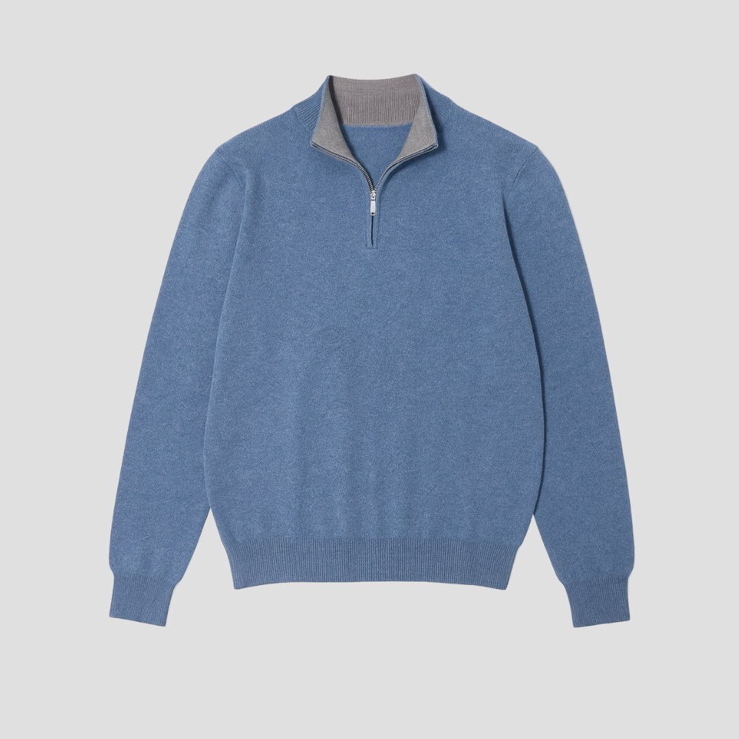 François | Pull Demi-Zip Chic