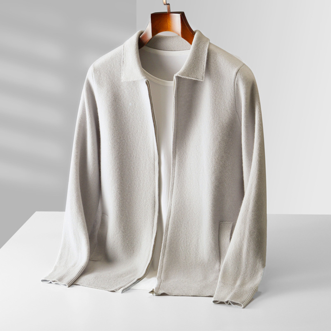 Victor | Cardigan Zippée en Laine